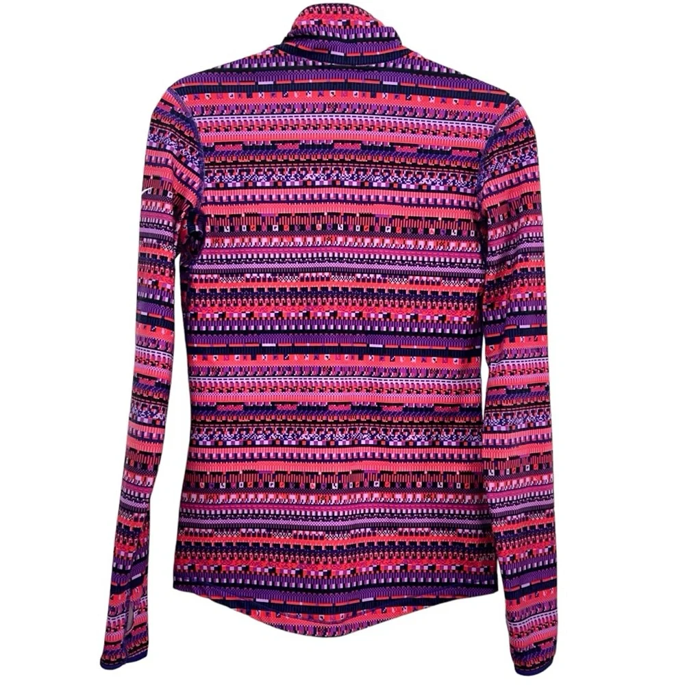 Nike Pro‎ Women’s Dri-Fit Hyperwarm Running Half Zip Mock Neck Jacket  Sz M